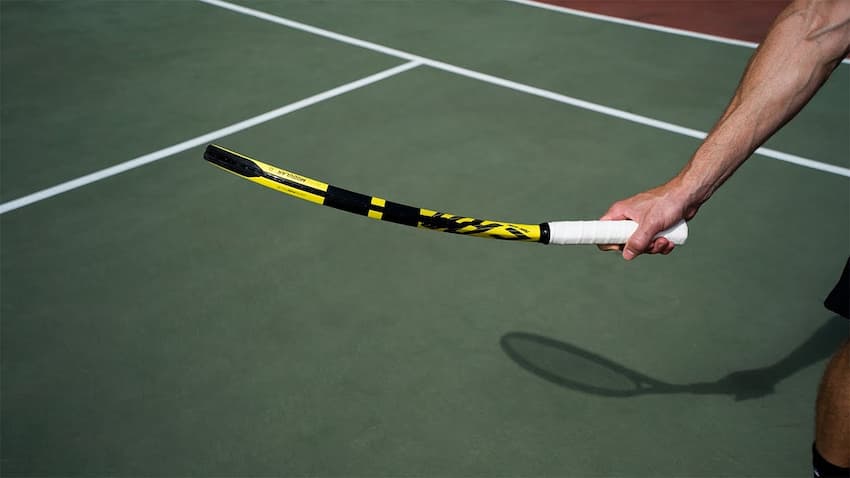 Tennis racquet stiffness