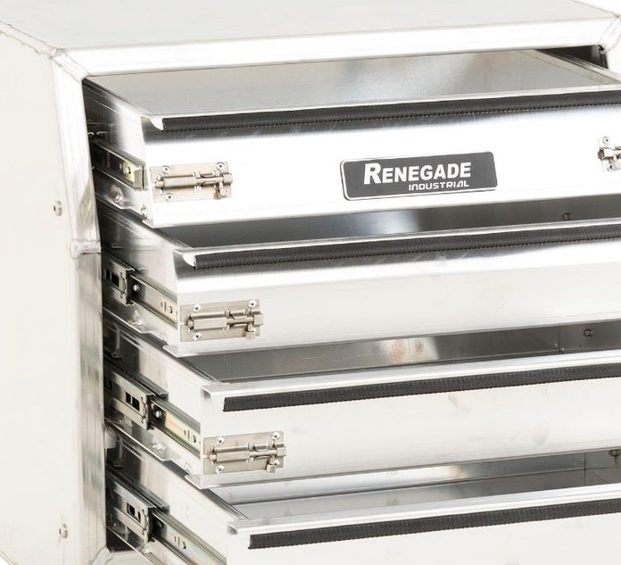 Renegade Industrial 4 Drawer Tapered Top Box